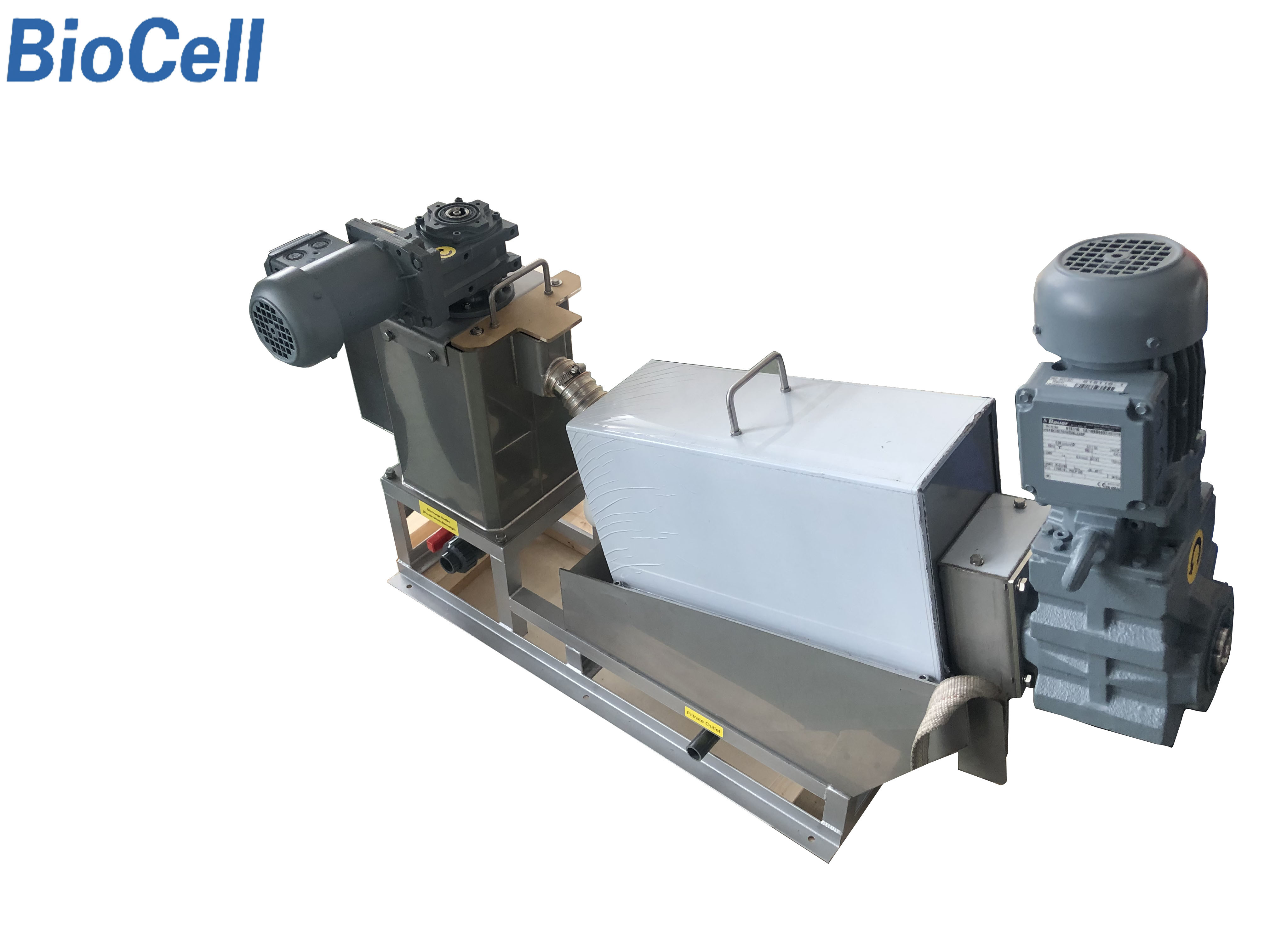 0.2KW Slurry Screw Press Dewatering Machine