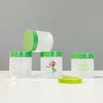 Eco friendly Pink Green Cosmetic Jar Scrub Butter Face Cream Container 8oz