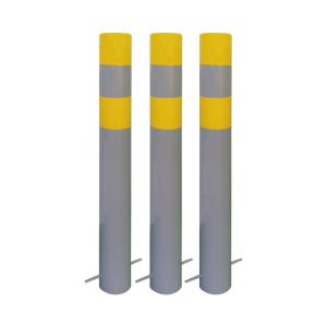 Quality Yellow Steel Safety Bollards 1000mm Height ISO9001 Certificated wholesale