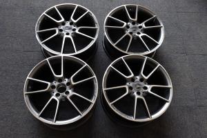 Quality 5 Twin Spoke 19 Inch Aluminum Rims , Forged ET33 Automotive Wheel Rims wholesale