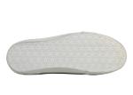 Breathable Mens Slip On Leather Sneakers Massage Mens Grey Casual Shoes