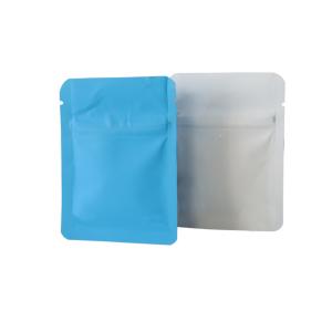 Quality Wholesale Blule White Black Child Resistant Ziplock Mylar Weed Bags Childproof Packaging wholesale
