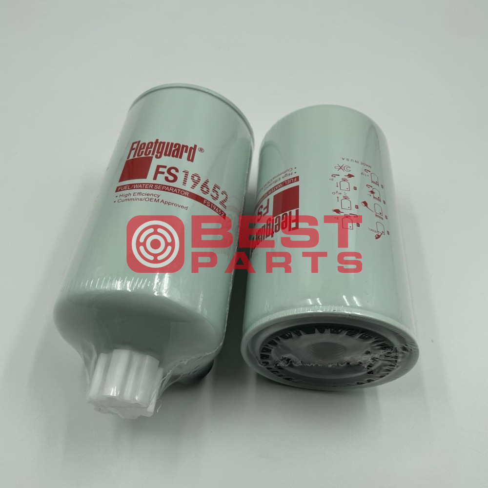 Excavator Engine Parts Fleetguard Water Separator Fuel Filter BF46170 FS19652 FOR