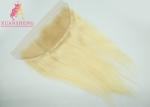 Transparent Natural Raw 613 Blonde Hair Indian 100% Virgin Human Lace Frontal