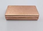 Box Shape Metal Buckle Ladies Evening Clutch Bags Leather Senior Golden Color