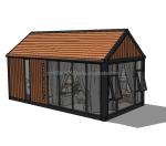 Experience the Ultimate Comfort in a 2-Bedroom Wooden House Hotel with Wall 50