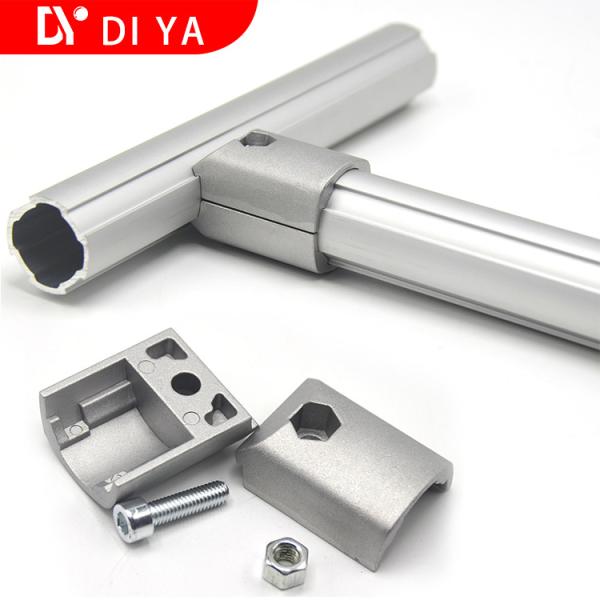 DY11 Industrial OD 28mm Cylindrical Profile Aluminium Lean pipe /Tube for