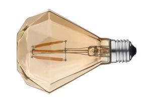 Quality Customized Diy Filament Light Bulbs , Special Glass E27 Led Light Bulb 8w wholesale