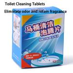 OEM Automatic toilet bowl cleaner tablets Blue Bubble Toilet Rim block in Tank
