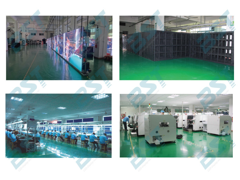 High Resolution Curved Led video Screen Pixel Pitch 4.81mm with 500mmX1000mm panel