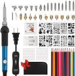 102PCS 900M Soldering Tips 60W 14cm Length Wood Burner Tools