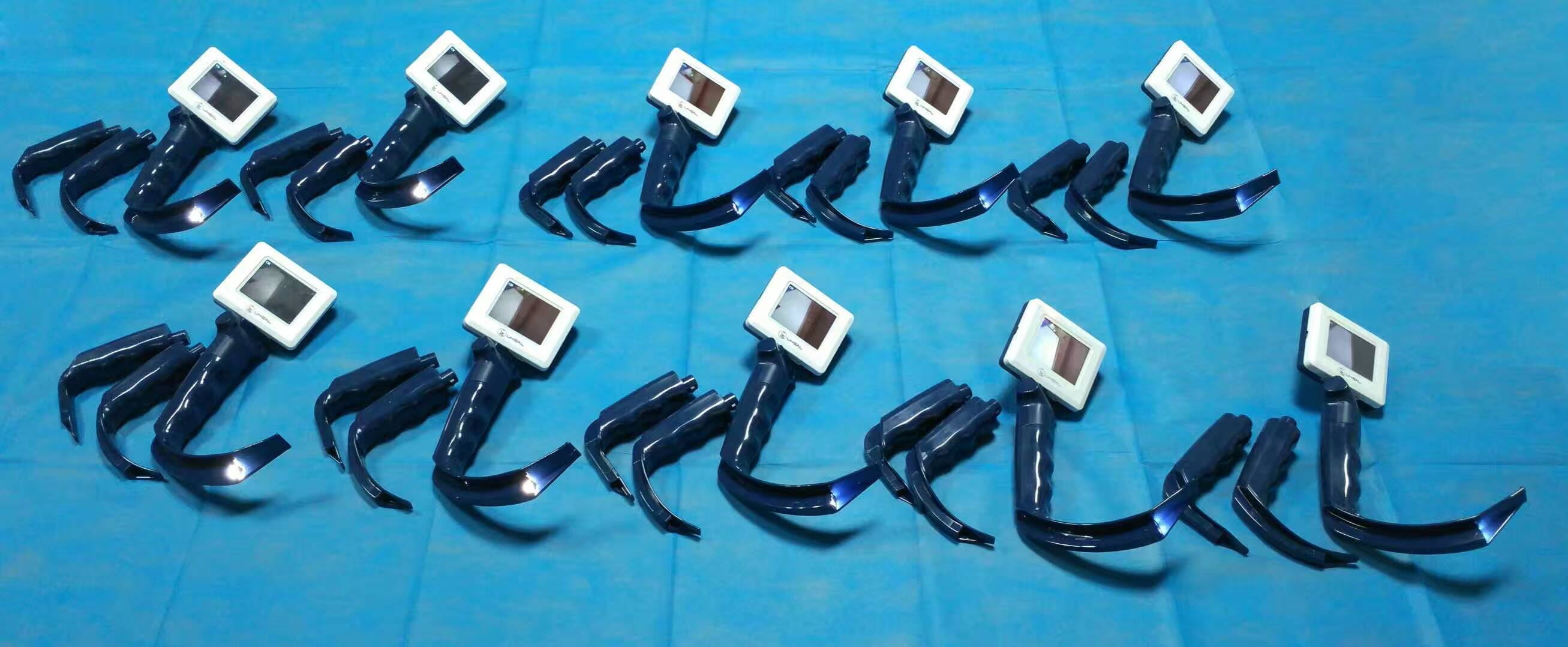 Intubate Airway Video Laryngoscope With Monitor For Opereate Easily