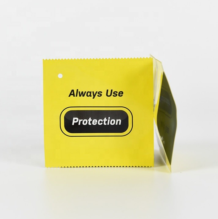 Lubricated Condom Packaging Foil With Silicone