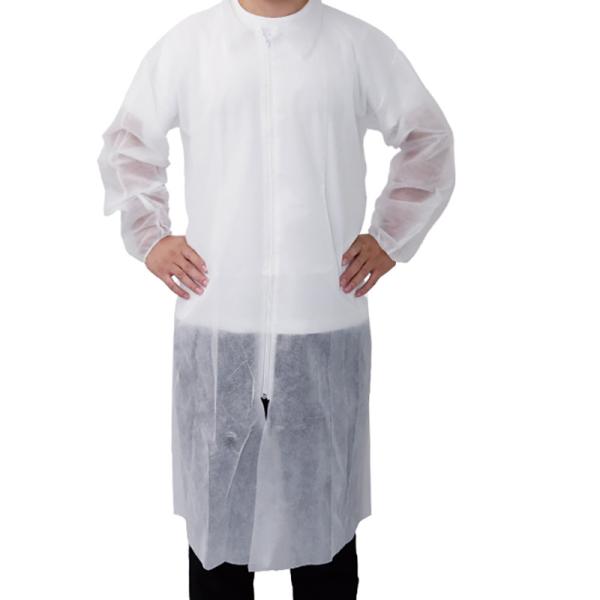 Wholesale Hospital Nursing Doctor Water Resistant Uniforms Zipper Medical White
