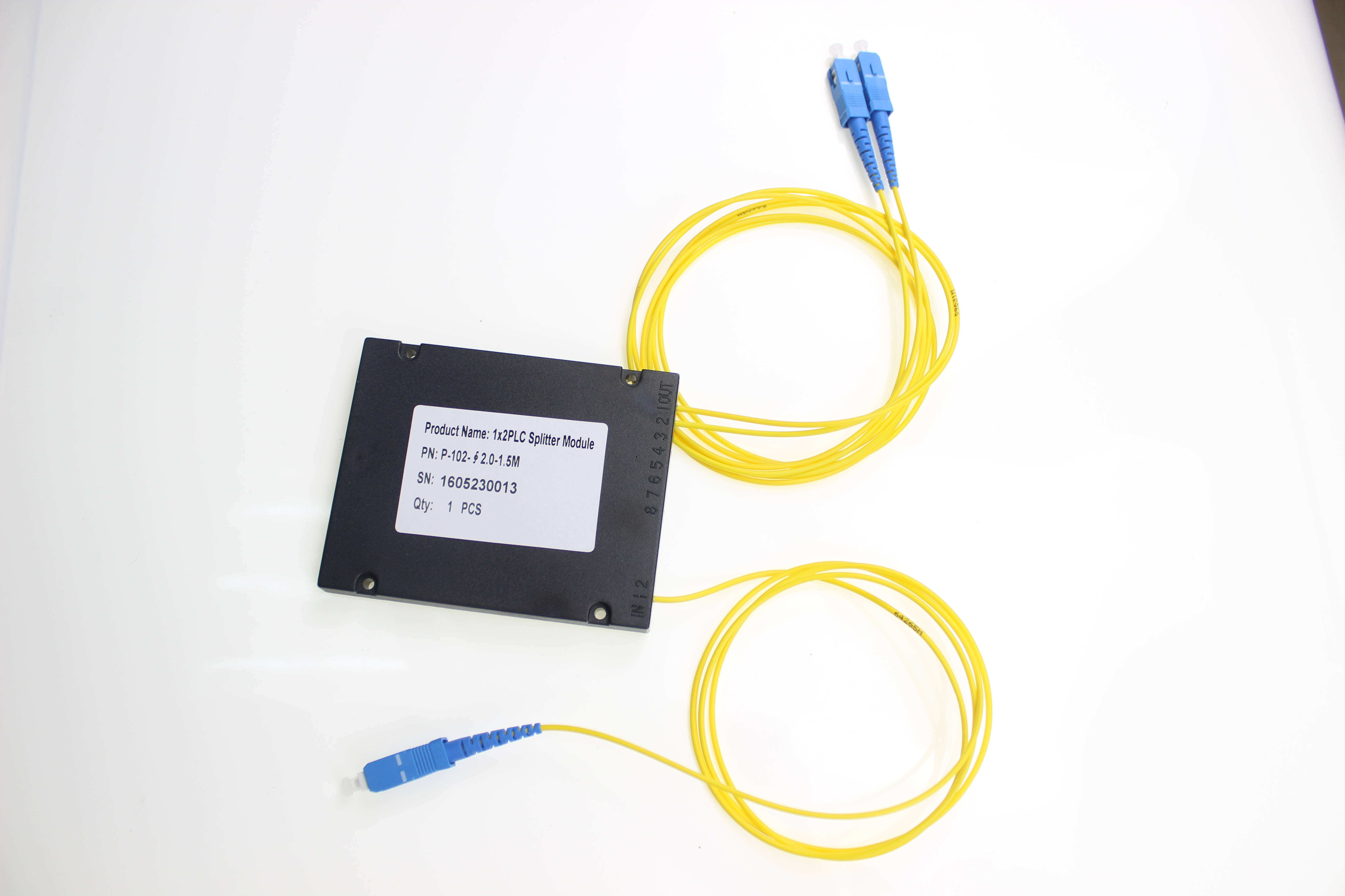 Cassette Type PLC Fiber Optic Splitter For Telecom Network