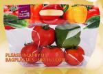 Fruit Packing Bags For Grapes Banana Vegetables Stand Up Plastic Food Bags,