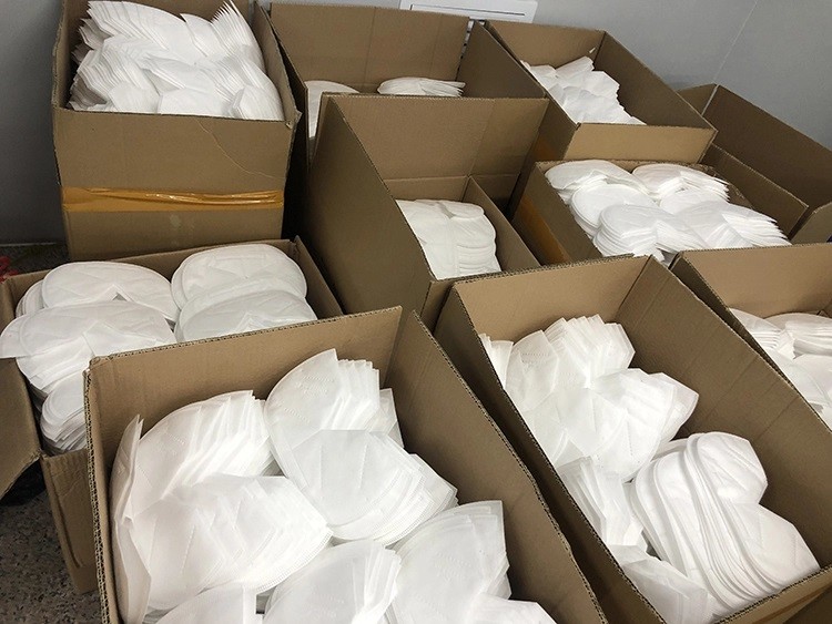 Disposable Customized Face Mask Non Woven KN95 Folding Face Mask