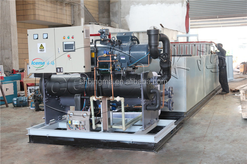 19.75KW Multi-function 2T 5T 10T 20T Brine Block Ice Plant for 5000 kg Ice Production