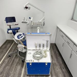 Quality Mobile Dental Clinic Portable Air Turbine Hand Held Dental Treatment Unit 550W Mobile Dental Delivery Unit wholesale