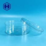 Round Biscuit Cookies Clear Plastic Packaging Box 620ml