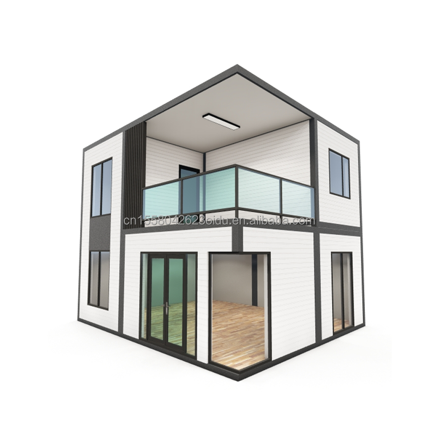 Aluminum Alloy Windows Chinese Design Style Steel Structure Luxury Villa House with Customization Options