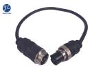 Waterpoof GX16 5Pin Aviation Cable Male To Male Connector Reversing Camera