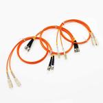 High Speed Fiber Optic Cables LC UPC To ST UPC Fiber Optic Patch Cord Custom