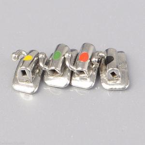 Quality Bondable Orthodontic Molar Bands With Laser Mark / Non Convertible Buccal Tube wholesale