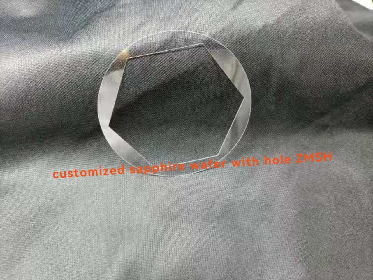 Inner Hexagon Dia 76.2mm Polish Sapphire Optical Windows