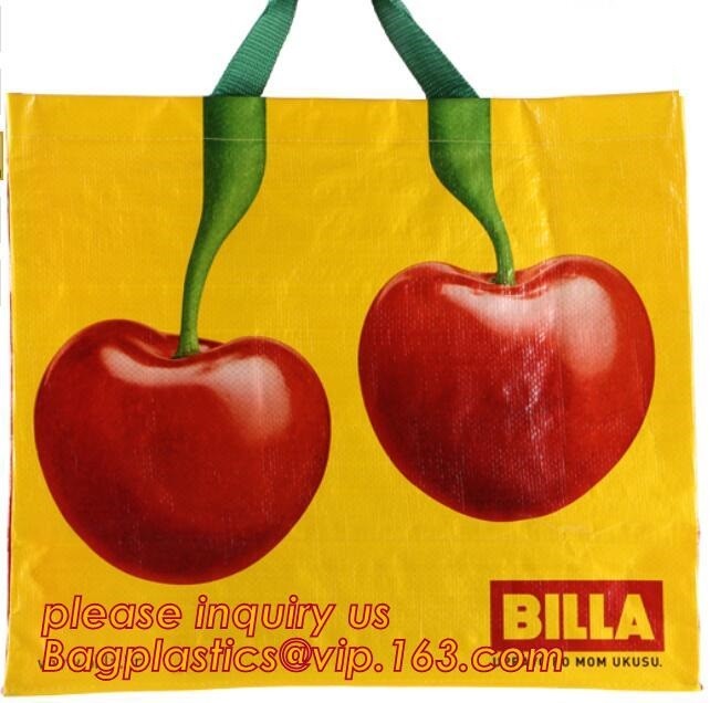 Fashion WaterProof PP Woven Laminated Handle Shopping Bag,fashion laminated reusable pp woven big shopping woven bag