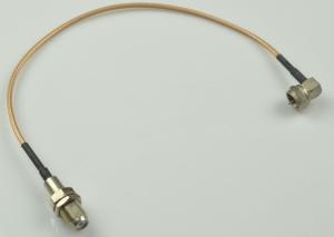 Quality Custom RF Cable Assemblies F Connector Female To Male Connector 75 ohm wholesale