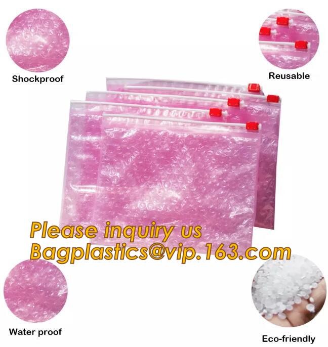 Cosmetic Pink Slider Padded Bag/Silver k Bag With Bubble,Padded Envelopes Cheap Aluminium Foil k Holographic
