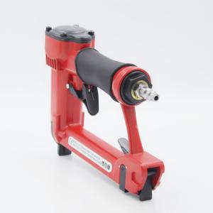 Quality Furniture Staple Gun 7116 Durable 22 Gauge Fine Crown Air Pneumatic Air Stapler RED wholesale
