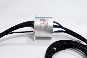 Quality Reliable Antenna Hollow Shaft Slip Ring Transferring Power And Signal wholesale
