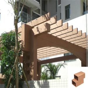 Quality 2.9M OakAnti Corrosion WPC Wooden Patio Pergola Composite Material For Pergola wholesale