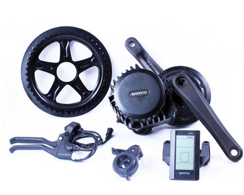 8fun 48v 750w Electric Bike Mid Motor 46Teeth Thumb Throttle
