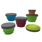 Hydroforming Travel Collapsible Silicone Bowl Set Of 3