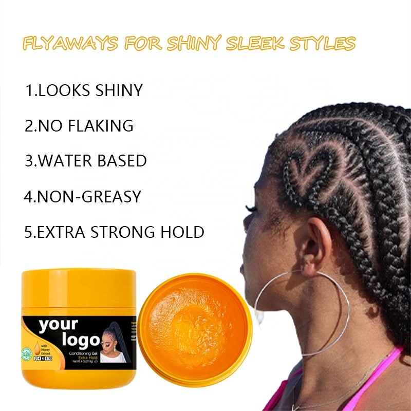 Twist Loc Edge Braid Hair Gel Vendor Shine Jam Gel Private Label Wholesale Neat Braid Conditioning Shining Custom