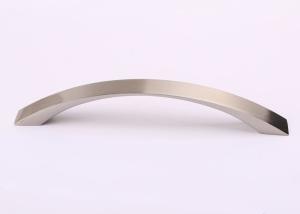 China Brushed Nickel Furniture Hardware Pulls And Handles Simple Bridge Design on sale