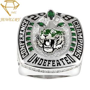 Quality Custom logo sport championship ring steel football championship rings for Kids, Youth, Adult wholesale
