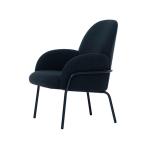 Funky Dark Green Linen Accent Chair Sling Lounge Pool Armchair