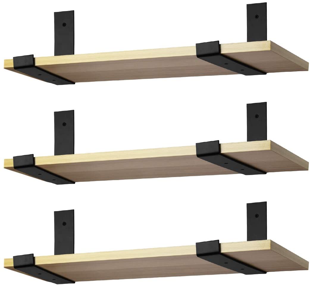 Powder Coated Triangle Bracket Decorative Shelf Support for Wall Mounted Shelves