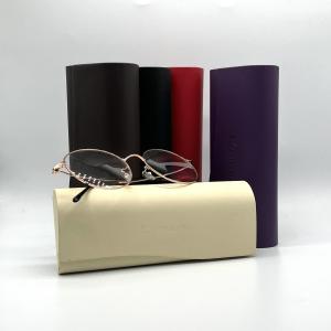 Quality Custom Sunglasses Eyeglasses Case Box Metal Leather Hard Shell wholesale