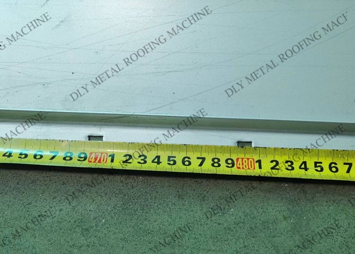 Prepainted Sheet 1250mm 480v Roofing Forming Machine Touch Screen Control