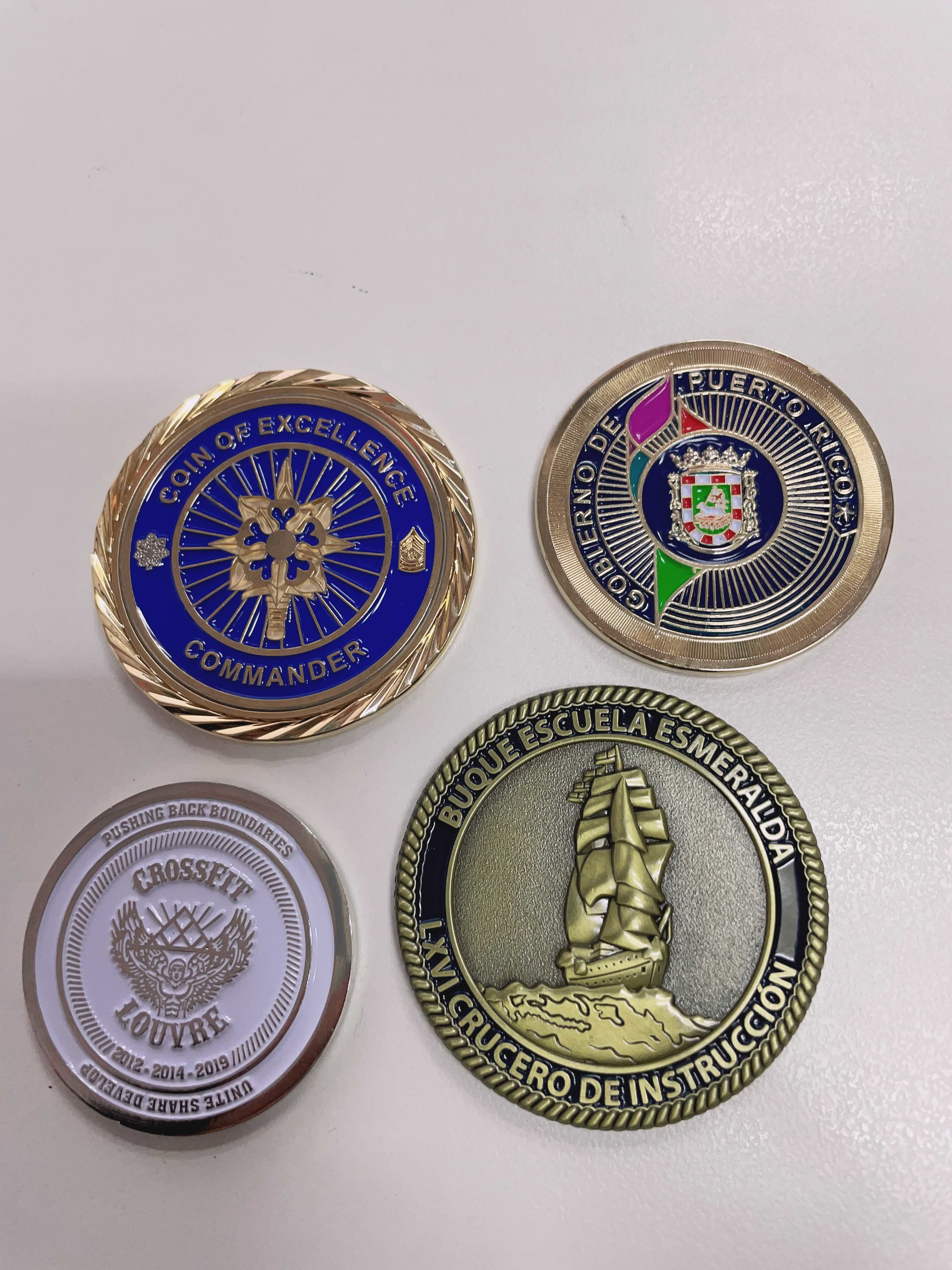 Die Cutting Printing Custom Coins Brass Iron Custom Decision Coin