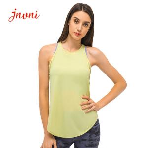 Quality Women Loose Gym T Shirts Dry Quick Sleeveless Tank Tops Workout Gym Clothing wholesale