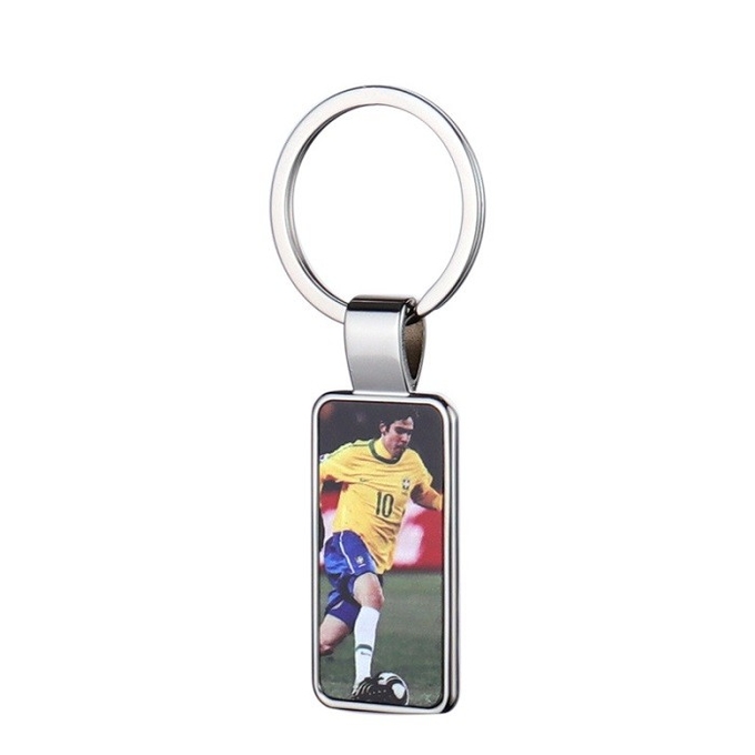 DIY Handmade Souvenirs Sublimation Keyring For Football World Cup
