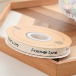 13mm Logo Cotton Ribbon Literary Fresh Flower Bouquet Cake Decoration Gift Box