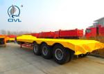 Low Floors Transport Heavy Vehicles Low Bed Semi Trailer