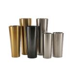 Custom Steel Garden Planter Cylinder Stainless Steel Large Flower Pots